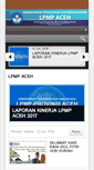 Mobile Screenshot of lpmp-aceh.com