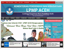 Tablet Screenshot of lpmp-aceh.com